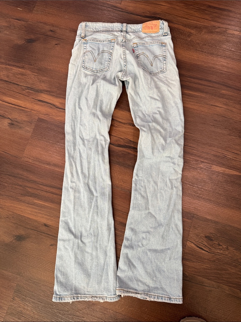 Levi's 518 Superlow Vintage Y2K USA Light Wash Bootcut Jeans
